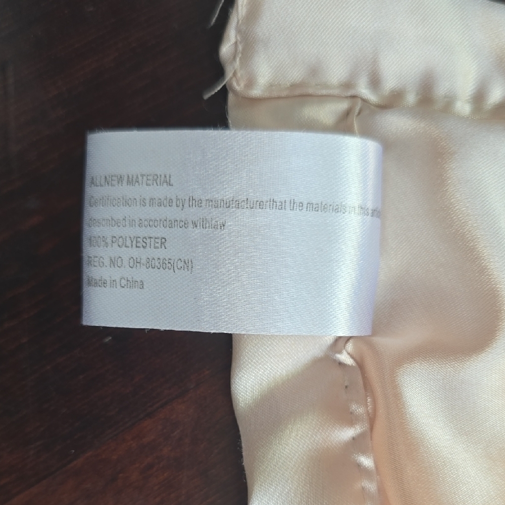 Pro Goleem Lion Baby Security Blanket - Tan Plush Lovie with Satin Trim - Picture 5 of 6